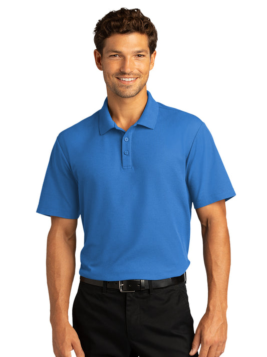 Men's Short Sleeve Polo - K810 - Strong Blue
