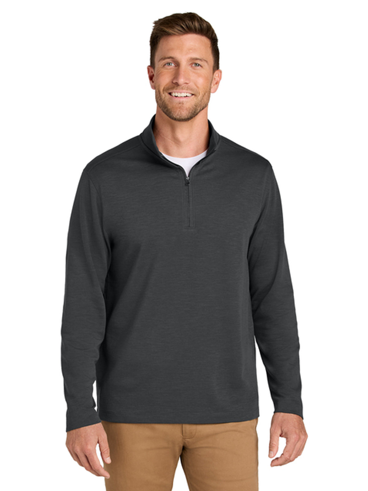 Men's Breakwater 1/4-Zip Pullover Sweatshirt - K820 - Grey Steel