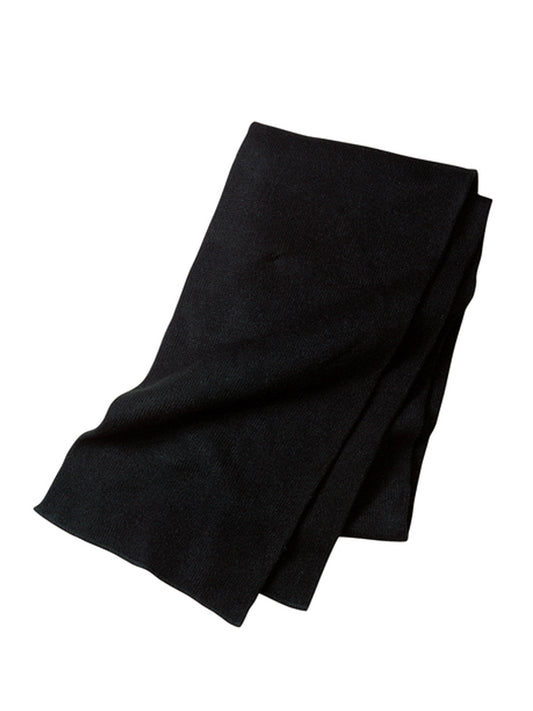 Unisex Knitted Scarf - KS01 - Black