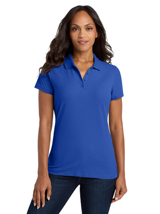 Women's Classic Pique Polo Shirt - L100 - True Royal