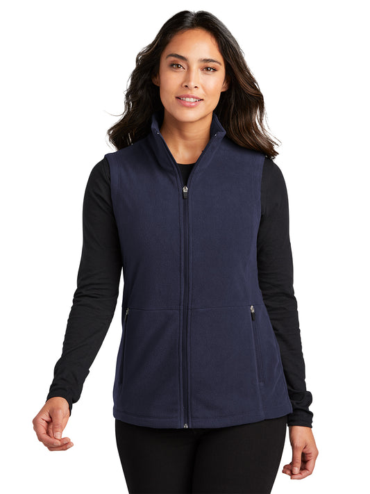 Women's Microfleece Vest - L152 - Navy