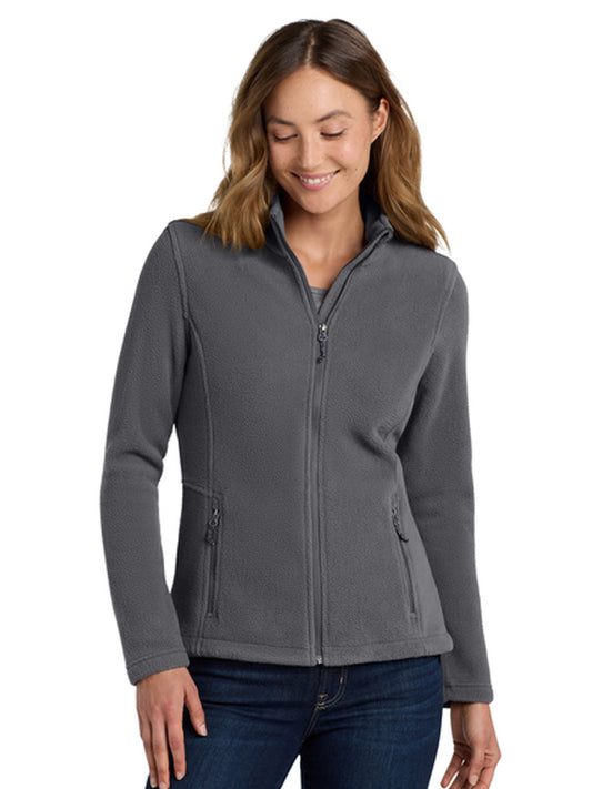 Women's Two-Pocket Value Fleece Jacket - L217 - Iron Grey