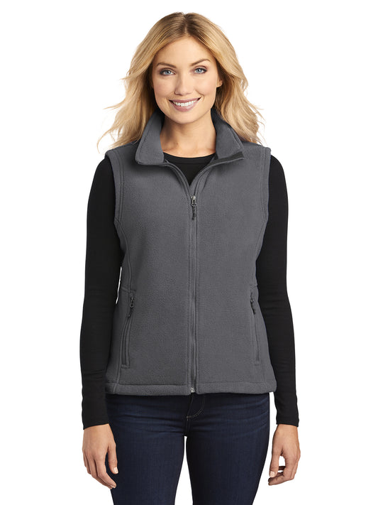 Women's Fleece Vest - L219 - Iron Grey