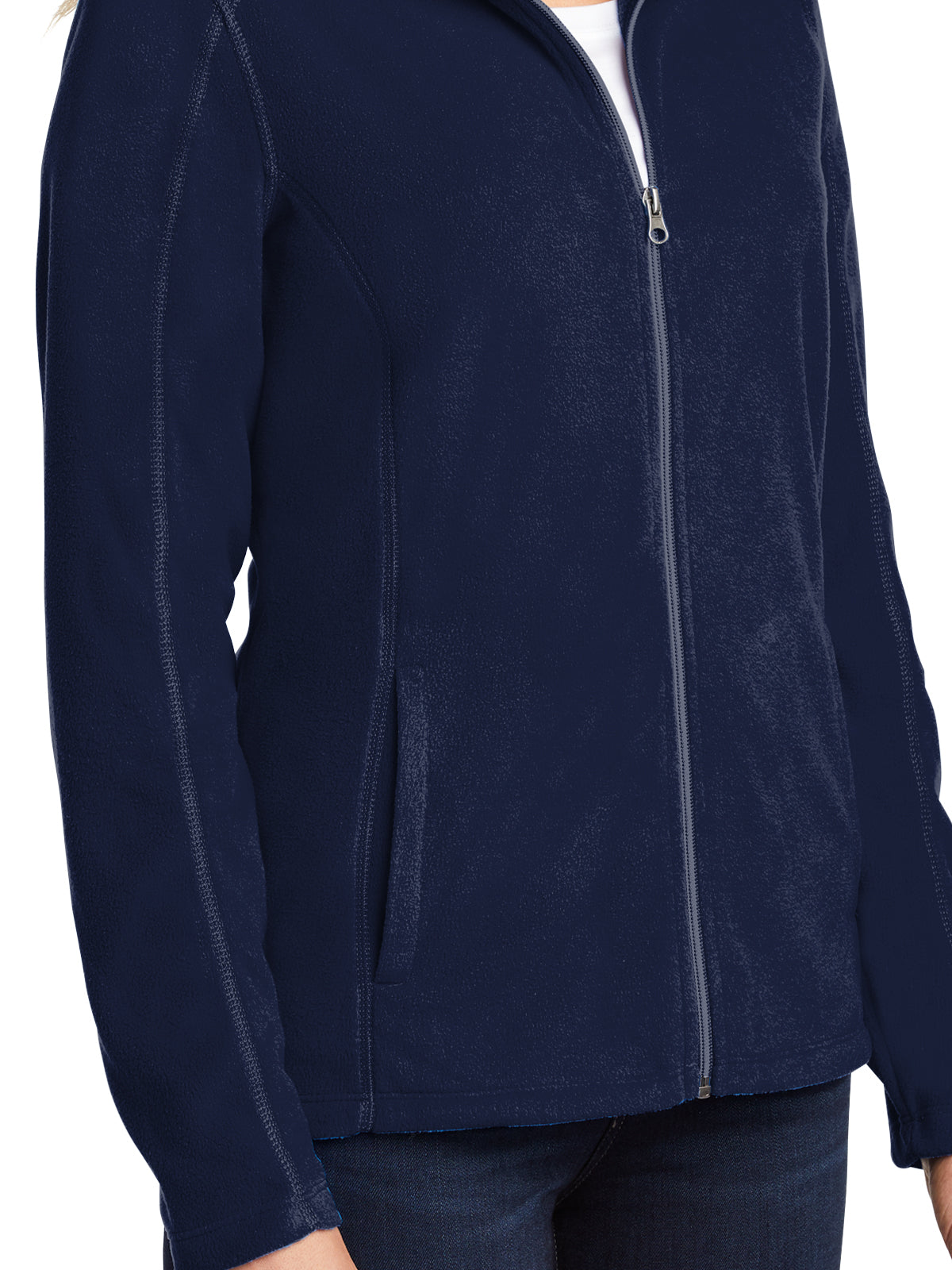 Women's Microfleece Jacket - L223 - True Navy