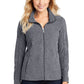 Women's Full-Zip Jacket - L235 - True Navy Heather
