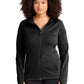 Women's Three-Pocket Tech Fleece Full-Zip Hooded Jacket - L248 - Black