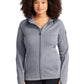 Women's Three-Pocket Tech Fleece Full-Zip Hooded Jacket - L248 - Grey Heather