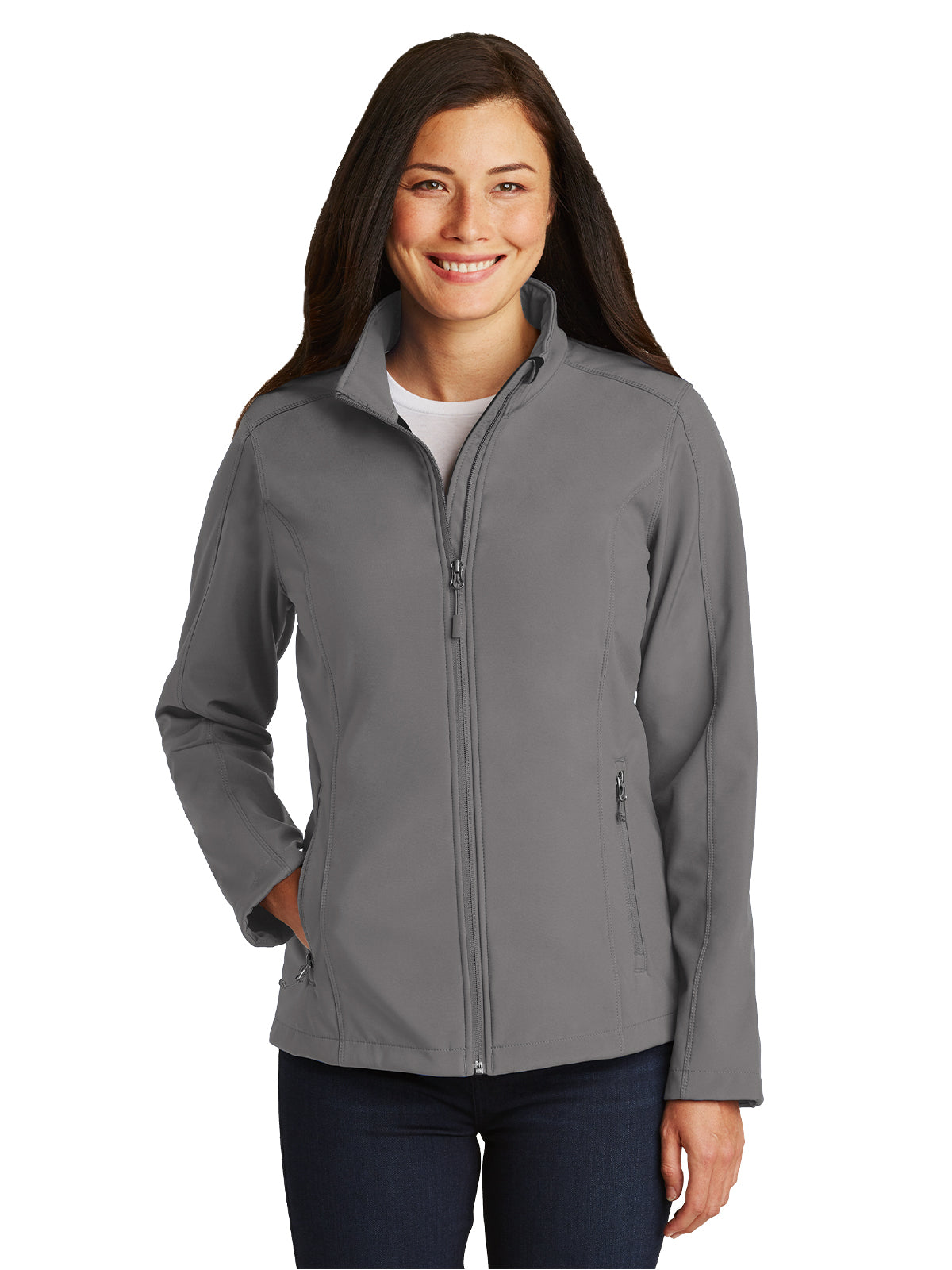 Women's Soft Shell Jacket - L317 - Deep Smoke