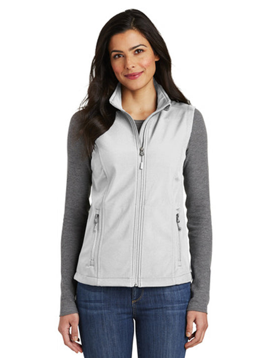 Women's Soft Shell Vest - L325 - Marshmallow