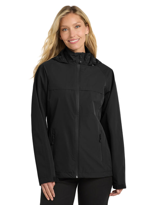 Women's Two-Pocket Torrent Waterproof Jacket - L333 - Black