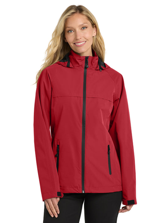 Women's Two-Pocket Torrent Waterproof Jacket - L333 - Engine Red