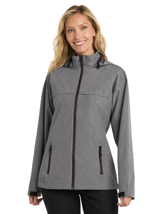 Women's Two-Pocket Torrent Waterproof Jacket - L333 - Dark Grey Heather