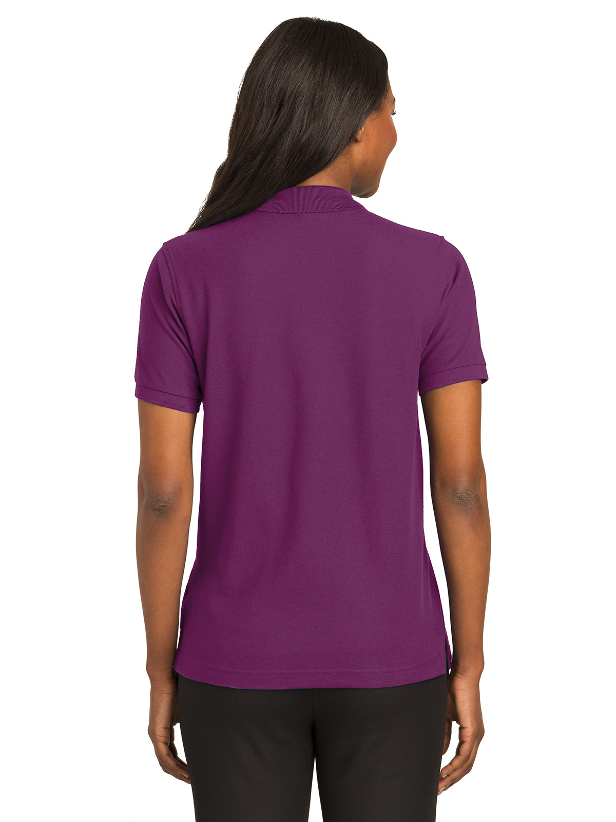 Women's Silk Touch Polo Shirt - L500 - Deep Berry