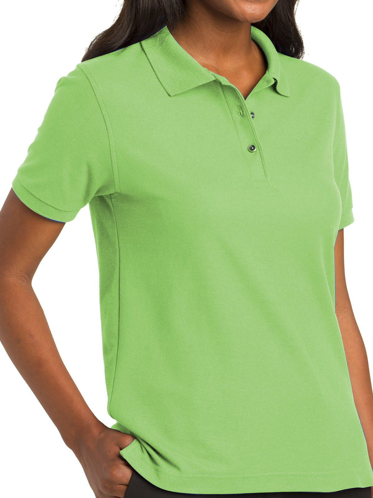 Women's Silk Touch Polo Shirt - L500 - Lime