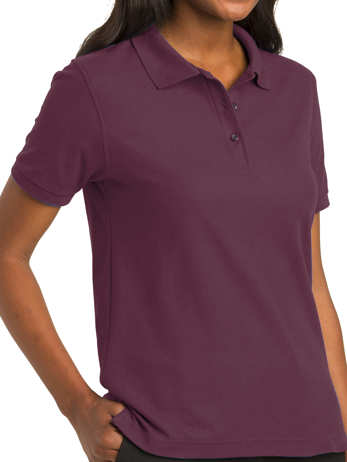 Women's Silk Touch Polo Shirt - L500 - Maroon