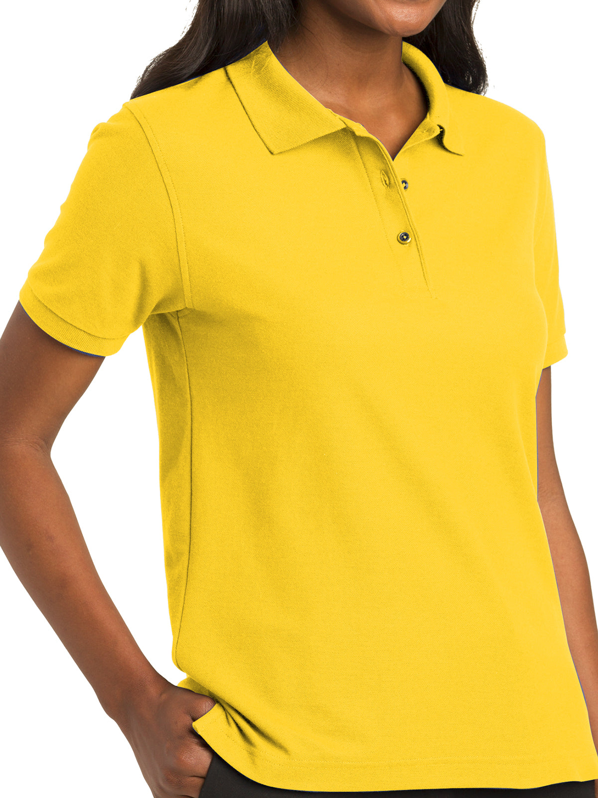 Women's Silk Touch Polo Shirt - L500 - Sunflower Yellow