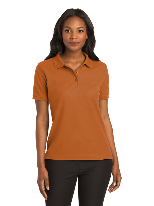 Women's Silk Touch Polo Shirt - L500 - Texas Orange