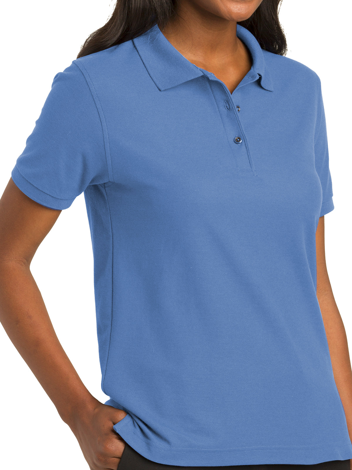 Women's Silk Touch Polo Shirt - L500 - Ultramarine Blue