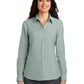 Women's Oxford Button Up Shirt - L658 - Green