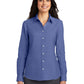 Women's Oxford Button Up Shirt - L658 - Navy