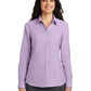 Women's Oxford Button Up Shirt - L658 - Soft Purple
