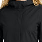 Women's 2-Pocket Rain Jacket - L714 - Deep Black