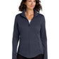Women's 2-Pocket Smooth Fleece Jacket - L904 - River Blue Navy