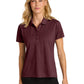 Women's Pocketless Moisture Wicking Polo - LK240 - Burgundy