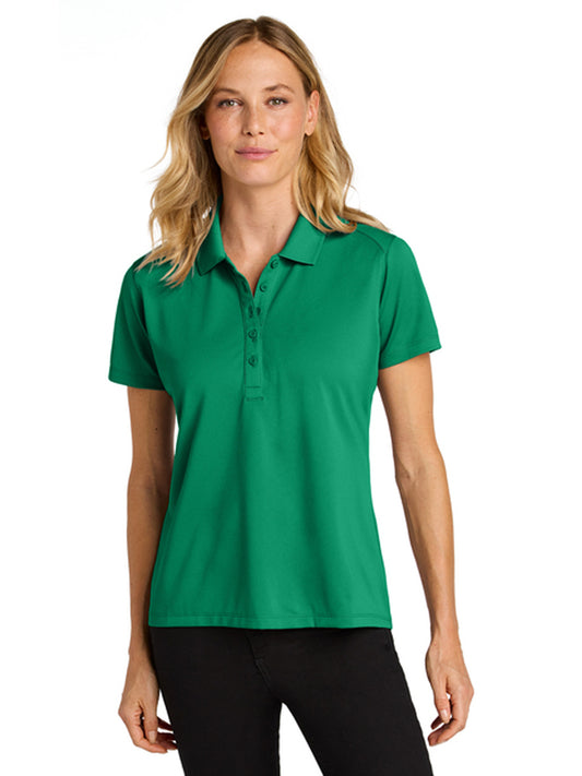 Women's Pocketless Moisture Wicking Polo - LK240 - Bright Kelly Green