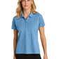 Women's Pocketless Moisture Wicking Polo - LK240 - Carolina Blue