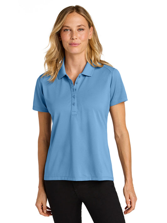 Women's Pocketless Moisture Wicking Polo - LK240 - Carolina Blue