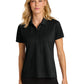 Women's Pocketless Moisture Wicking Polo - LK240 - Deep Black