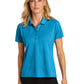Women's Pocketless Moisture Wicking Polo - LK240 - Parcel Blue