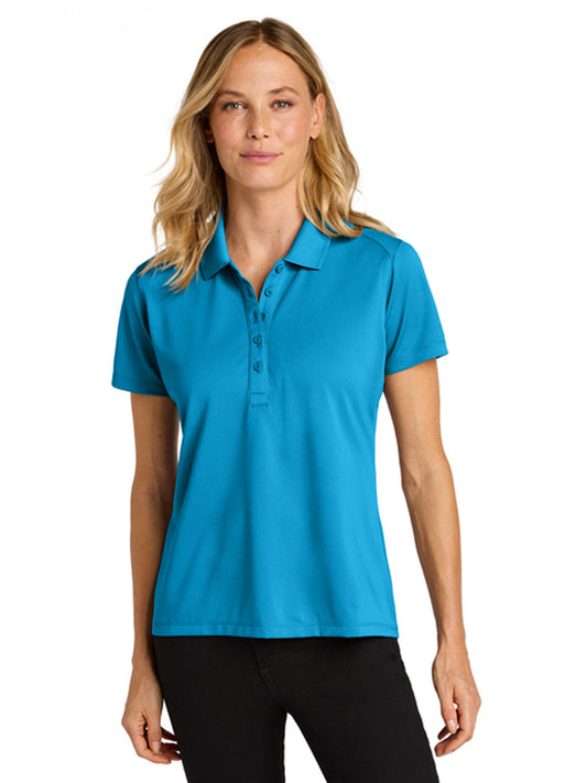Women's Pocketless Moisture Wicking Polo - LK240 - Prism Purple