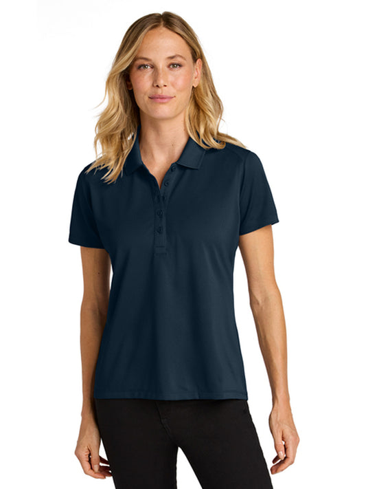 Women's Pocketless Moisture Wicking Polo - LK240 - River Blue Navy