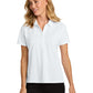 Women's Pocketless Moisture Wicking Polo - LK240 - White