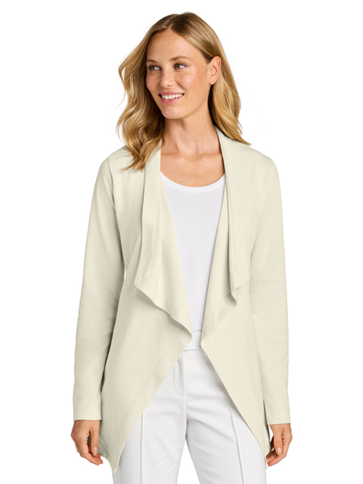 Women’s Breakwater Open Cardigan - LK820 - Parchment