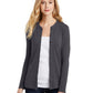 Women's Concept Stretch Button-Front Cardigan - LM1008 - Grey Smoke