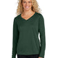 Women's Long Sleeve PosiCharge Competitor V-Neck T-Shirt - LST353LS - Forest Green