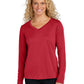 Women's Long Sleeve PosiCharge Competitor V-Neck T-Shirt - LST353LS - True Red