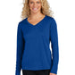 Women's Long Sleeve PosiCharge Competitor V-Neck T-Shirt - LST353LS - True Royal