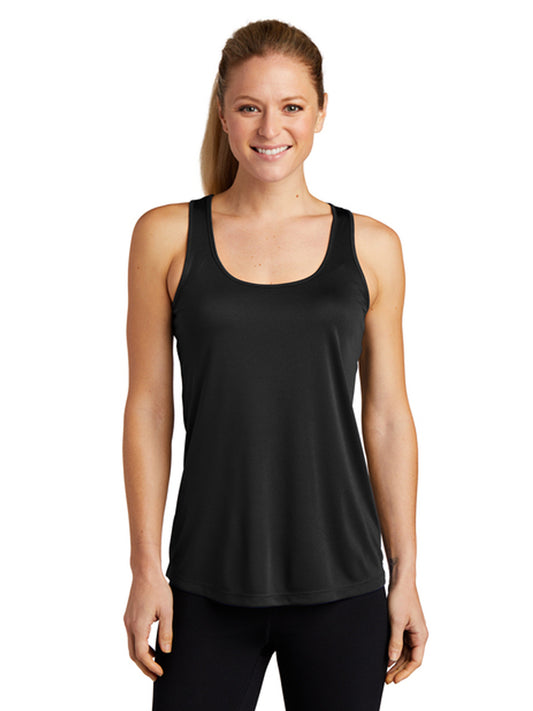 Women's Pocketless Moisture-Wicking Tank Top - LST356 - Black