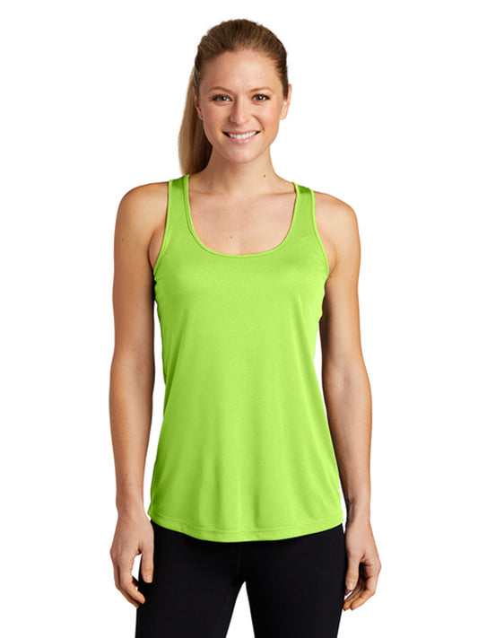 Women's Pocketless Moisture-Wicking Tank Top - LST356 - Lime Shock