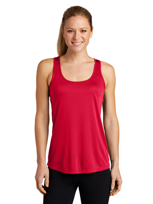 Women's Pocketless Moisture-Wicking Tank Top - LST356 - True Red