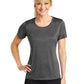 Women's Heather Contender Scoop Neck Tee - LST360 - Graphite Heather