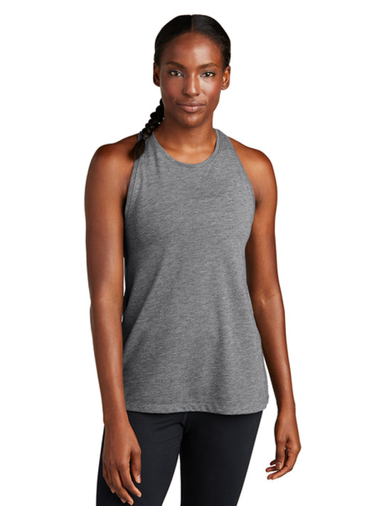 Women's Pocketless Tri-Blend Tank Top - LST402 - Dark Grey Heather