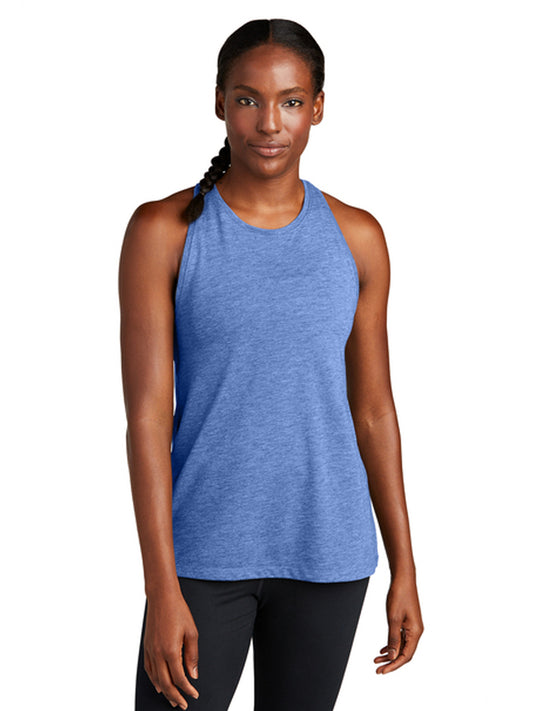 Women's Pocketless Tri-Blend Tank Top - LST402 - True Royal Heather