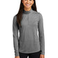 Women's Pocketless 1/4-Zip Pullover Sweatshirt - LST407 - Dark Grey Heather