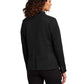 Women's 2-Pocket Knit Blazer - MM3031 - Deep Black