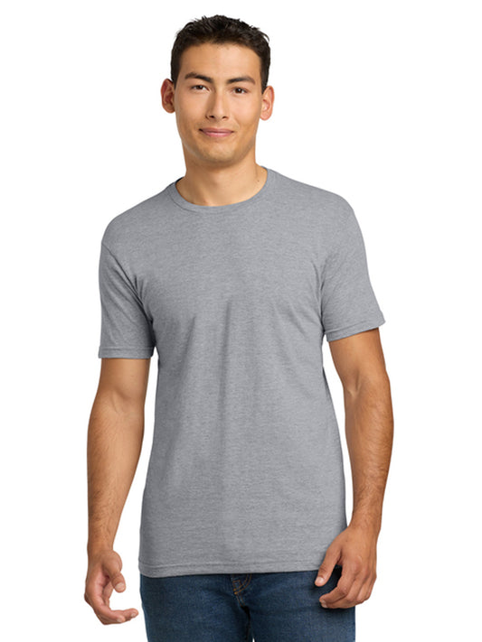 Unisex Pocketless Cotton Tee - NL3600 - Heather Gray